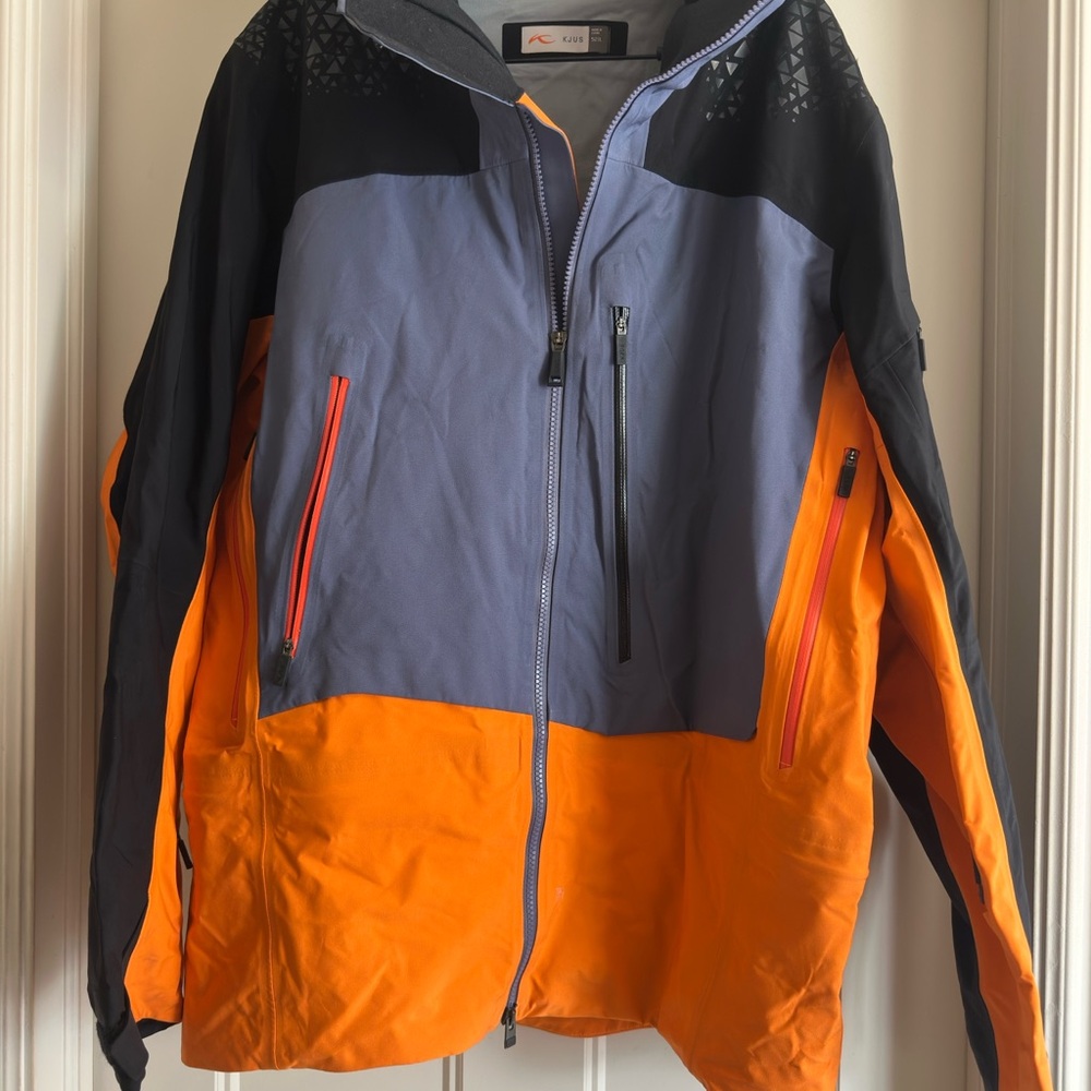 Men's Black and Orange Performance Jacket